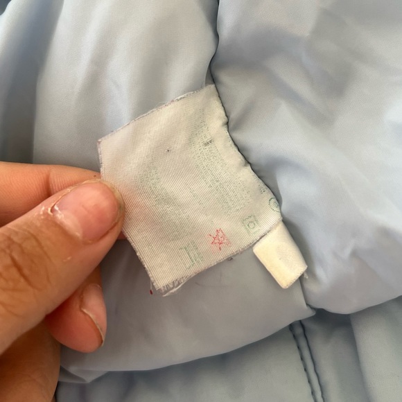 Vintage 1970s Obermeyer Women’s Dominique Powder Blue Goose Down Ski Jacket - Picture 5 of 11